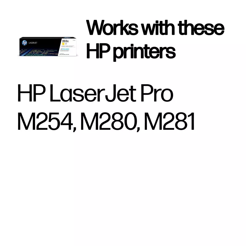 HP LaserJet 203X High Yield žltá originálna tonerová kazeta
