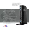 CLUB3D USB3.2 Gen1 typ A alebo C Dual Display 4K60Hz dokovacia stanica DisplayLink® certifikovaná