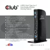 CLUB3D USB3.2 Gen1 typ A alebo C Dual Display 4K60Hz dokovacia stanica DisplayLink® certifikovaná