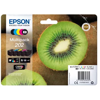 Epson Kiwi Multipack 5 farieb 202 Claria Premium atrament