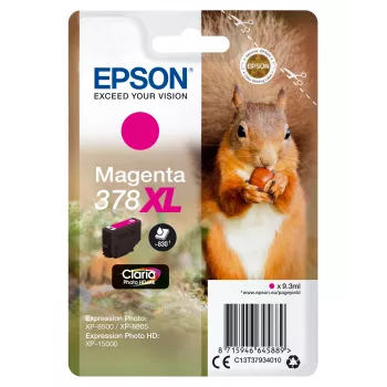 EPSON Singlepack azúrová 378XL Squirrel Clara Photo HD atramentová kazeta