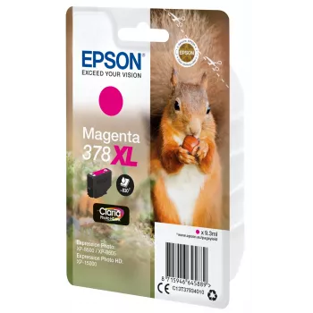 EPSON Singlepack azúrová 378XL Squirrel Clara Photo HD atramentová kazeta