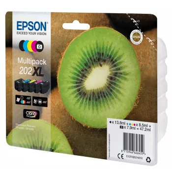 Epson Kiwi Multipack 5 farieb 202XL Claria Premium atrament