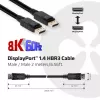 Club 3D CAC-2068 kábel DisplayPort 1.4, HBR3, 32,4 Gbps, 8K60Hz, M/M, 2 m, čierny