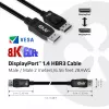 Club 3D CAC-2068 kábel DisplayPort 1.4, HBR3, 32,4 Gbps, 8K60Hz, M/M, 2 m, čierny