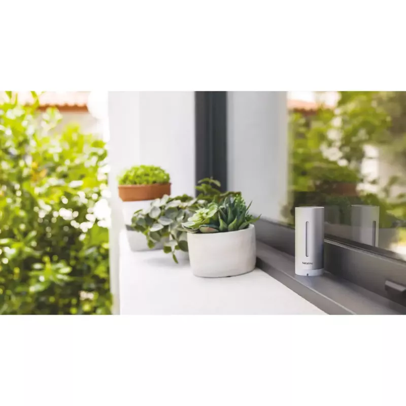 Netatmo NWS01-EC digitálna meteorologická stanica hliník batéria/USB Wi-Fi