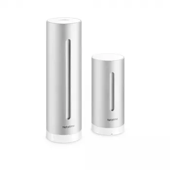 Netatmo NWS01-EC digitálna meteorologická stanica hliník batéria/USB Wi-Fi