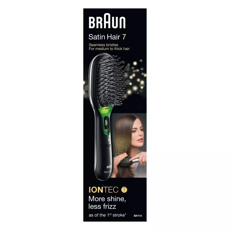 Kefa na vlasy BRAUN BR710 pre dospelých, čierna a zelená, 175 g