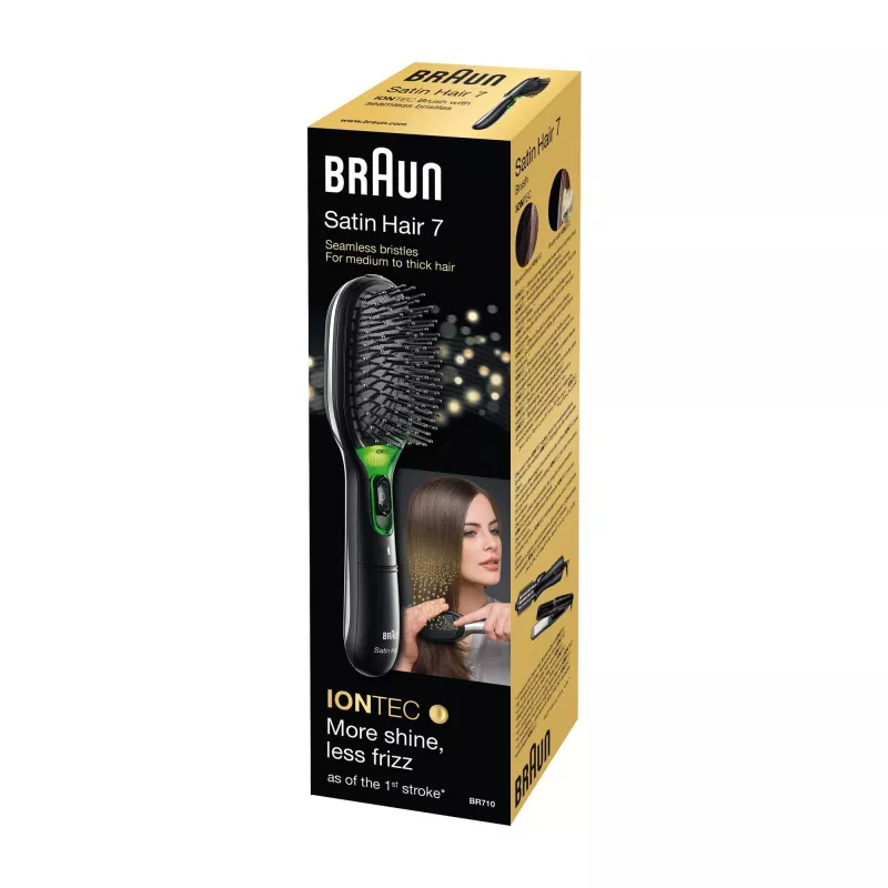 Kefa na vlasy BRAUN BR710 pre dospelých, čierna a zelená, 175 g