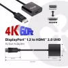 Aktívny adaptér DisplayPort 1.2 na HDMI 2.0 CLUB3D CAC-2070