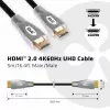 CLUB3D HDMI 2.0 4K60Hz UHD kábel 5m/16.4ft