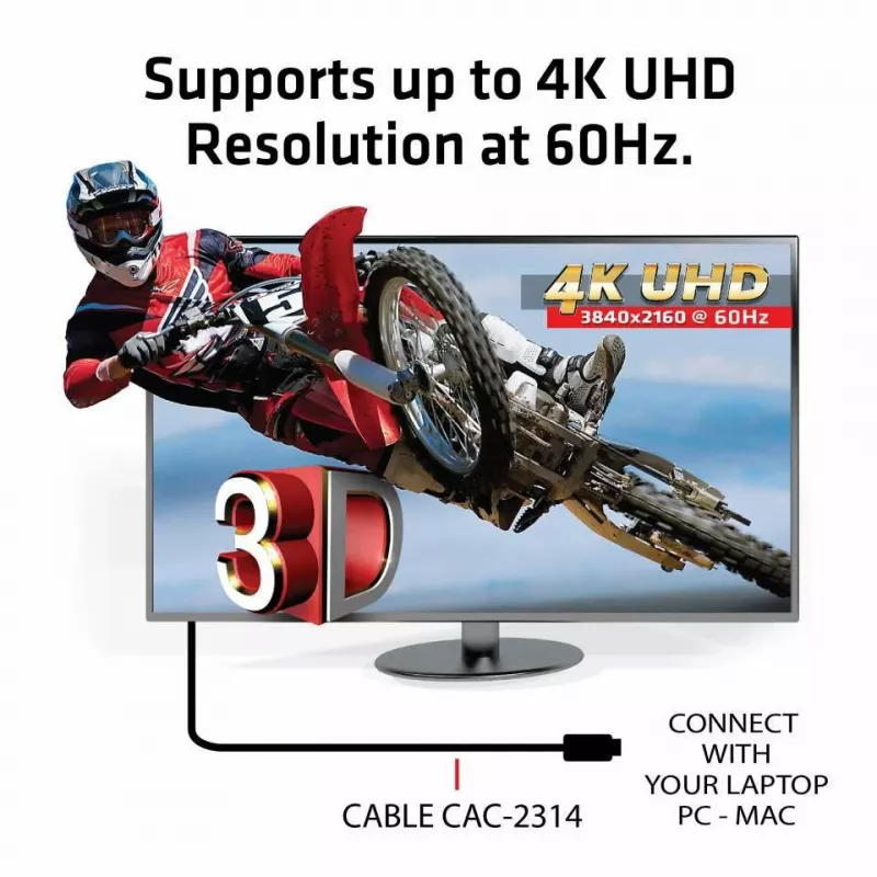CLUB3D HDMI 2.0 4K60Hz RedMere kábel 15m/49,2ft