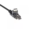 Club 3D CAC-1360 kábel HDMI 2.0 s Ethernetom, otočný o 360°, 4K60Hz UHD, M/M, 2 m, čierny