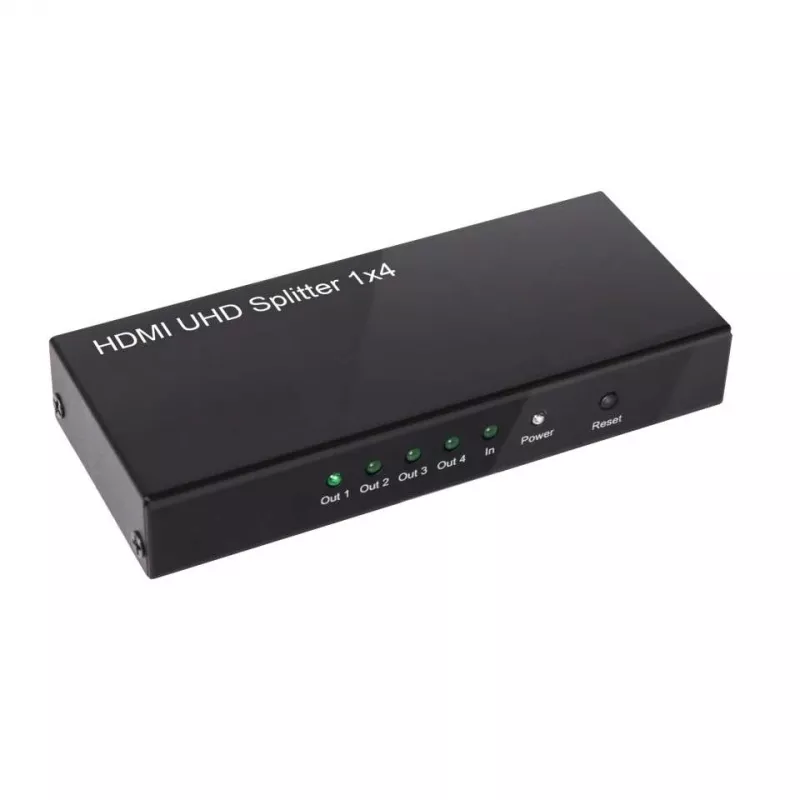 CLUB3D HDMI™ 4K@60Hz UHD rozbočovač AC napájanie 4 porty