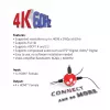 CLUB3D HDMI™ 4K@60Hz UHD rozbočovač AC napájanie 4 porty