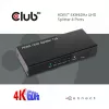 CLUB3D HDMI™ 4K@60Hz UHD rozbočovač AC napájanie 4 porty