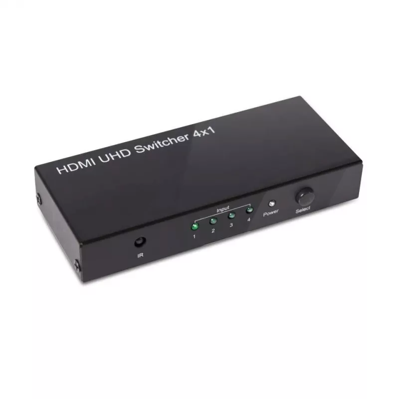 CLUB3D HDMI™ 2.0 UHD 4K60Hz SwitchBox 4 porty s IR diaľkovým ovládačom