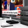 CLUB3D HDMI™ 2.0 UHD 4K60Hz SwitchBox 4 porty s IR diaľkovým ovládačom
