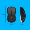 Bezdrôtová sada klávesnice a myši Logitech MK540 Advanced – klávesnica Full-Size QWERTZ, USB prijímač, US rozloženie, ergonomická myš, čierna/biela