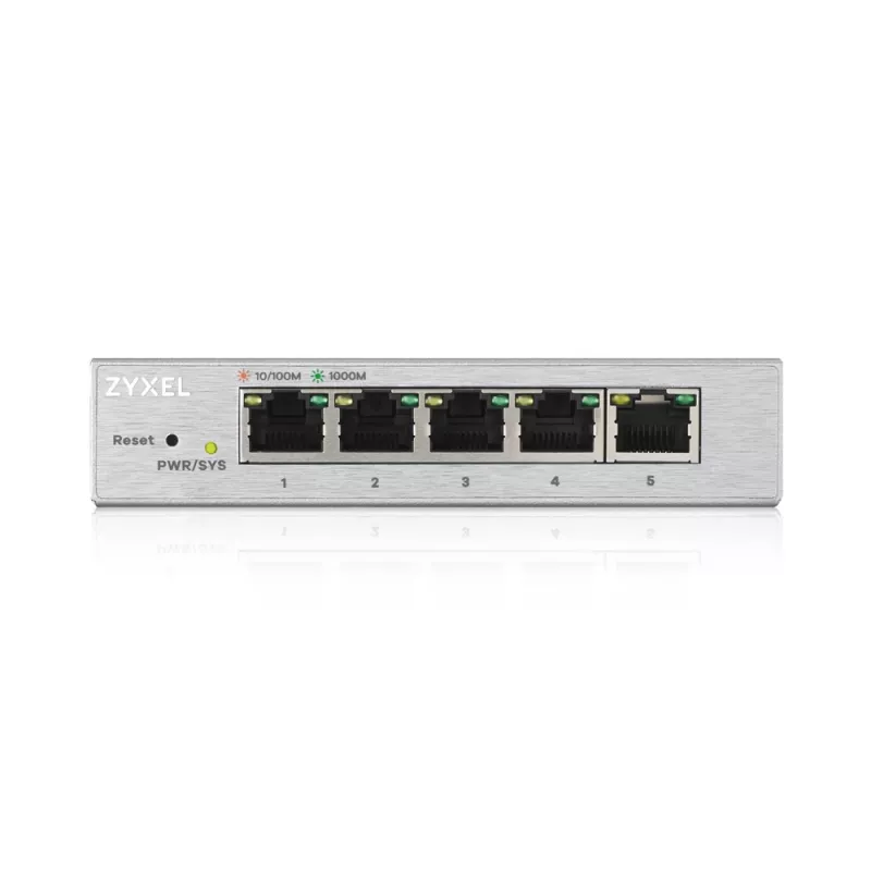 Zyxel GS1200-5 Managed Gigabit Ethernet (10/100/1000) strieborný