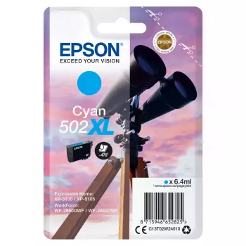 Kazeta Epson 502XL azúrová 470 strán
