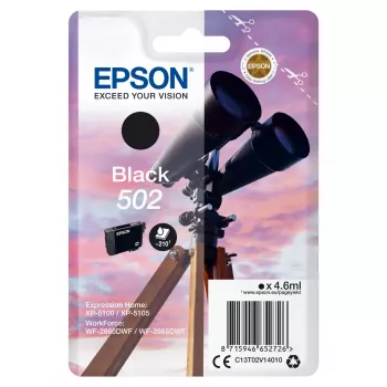Kazeta Epson 502 čierna T02V1 C13T02V14010