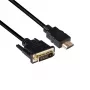 Club 3D CAC-1210 kábel DVI-D na HDMI 1.4, Dual Link, obojsmerný, 4K, M/M, 2 m, čierny