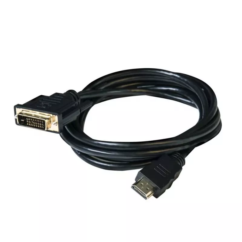 Club 3D CAC-1210 kábel DVI-D na HDMI 1.4, Dual Link, obojsmerný, 4K, M/M, 2 m, čierny