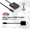 USB 3.1 Type C na HDMI 2.0 UHD 4K 60Hz aktívny adaptér CLUB3D CAC-2504