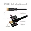 Club 3D CAC-1069B kábel DisplayPort 1.4 HBR3 8K 60 Hz, 32,4 Gb/s, DSC 1.2, certifikácia VESA, M/M, 4 m, čierny