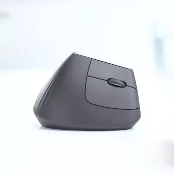 Ergonomická bezdrôtová myš Logitech MX Vertical, MX Vertical, 4000 DPI, RF Wireless + Bluetooth, pre pravákov, grafitová, na kancelárske použitie
