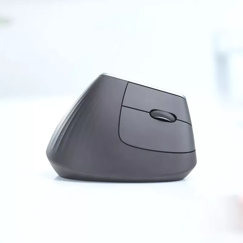 Ergonomická bezdrôtová myš Logitech MX Vertical, MX Vertical, 4000 DPI, RF Wireless + Bluetooth, pre pravákov, grafitová, na kancelárske použitie