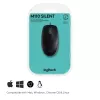 Myš Logitech B110 Silent káblová USB čierna