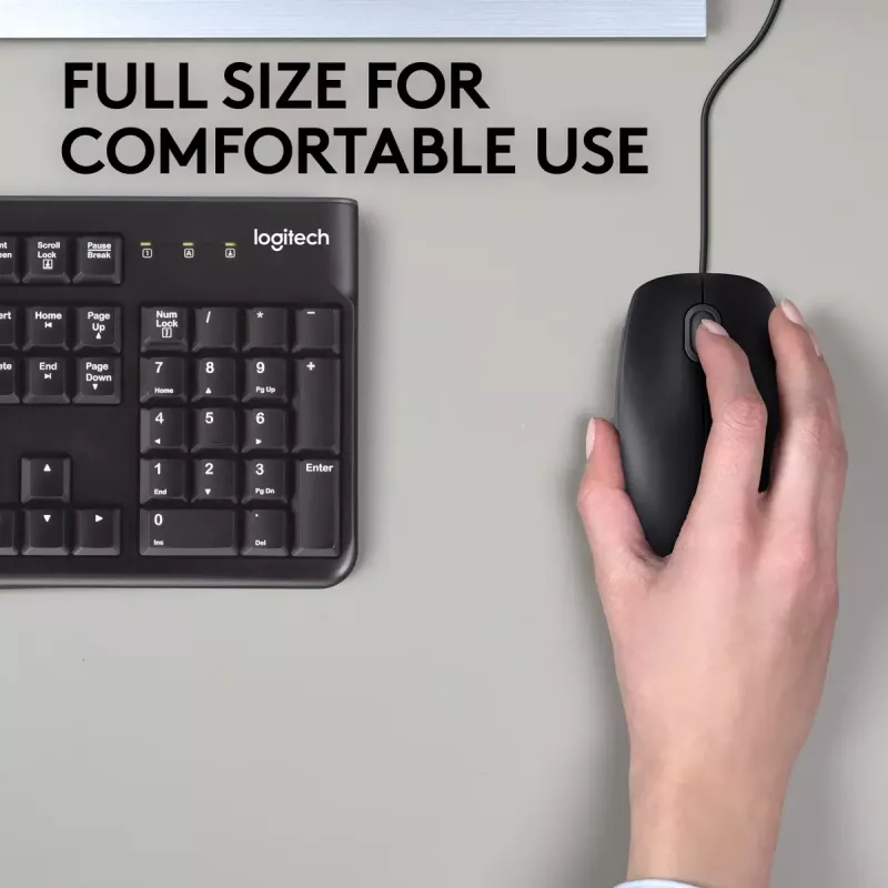 Myš Logitech B110 Silent káblová USB čierna