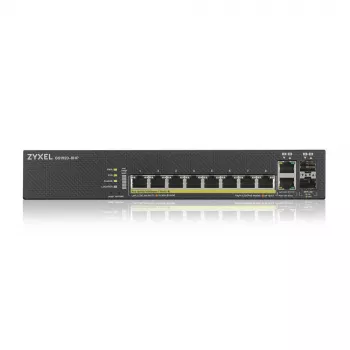 Zyxel GS1920-8HPV2 managed Gigabit Ethernet (10/100/1000) Power over Ethernet (PoE) čierny