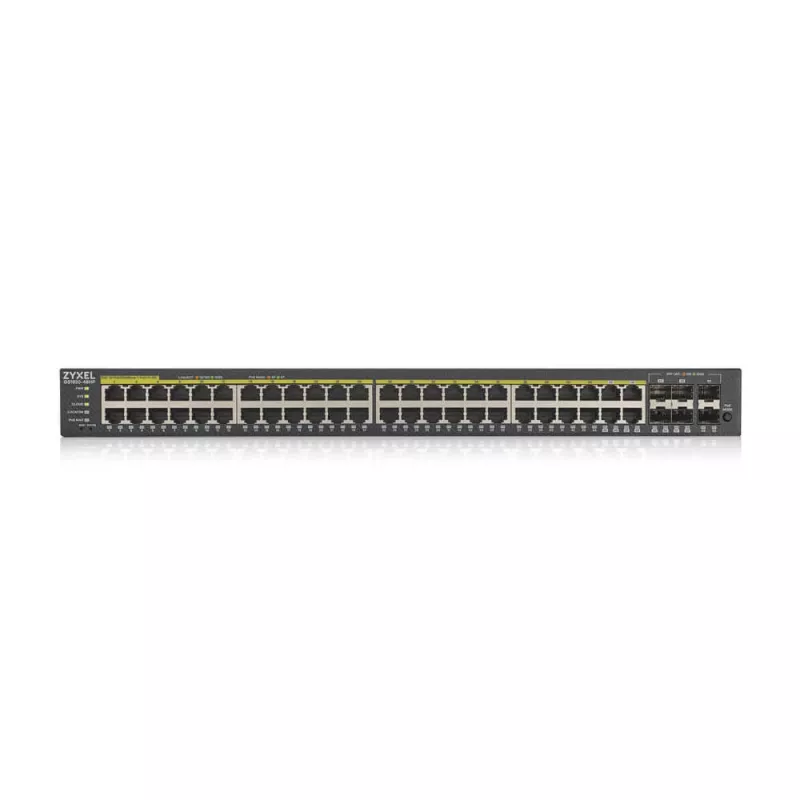 Zyxel GS1920-48HPV2 managed Gigabit Ethernet (10/100/1000) Power over Ethernet (PoE) čierny