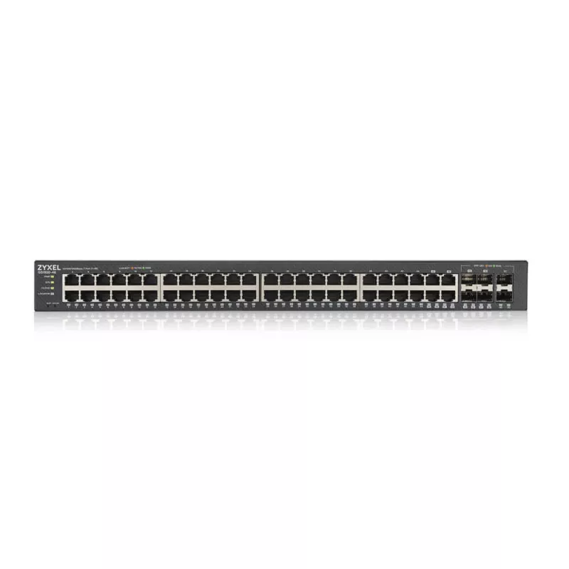 Zyxel GS1920-48V2 managed Gigabit Ethernet (10/100/1000) čierny