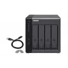 4-bay QNAP TR-004 - 2.5/3.5 palca - Serial ATA II - 0,1,5,10,JBOD - 3.2 Gen 1 (3.1 Gen 1) - USB Type-C puzdro