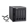 4-bay QNAP TR-004 - 2.5/3.5 palca - Serial ATA II - 0,1,5,10,JBOD - 3.2 Gen 1 (3.1 Gen 1) - USB Type-C puzdro