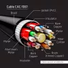 Club 3D CAC-1061 kábel DisplayPort 1.4 HBR3 8K 60 Hz, 32,4 Gb/s, DSC 1.2, certifikácia VESA, so zámkom, M/M, 5 m, čierny