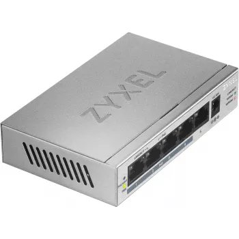 Zyxel GS1005HP neřízený Gigabit Ethernet (10/100/1000) Power over Ethernet (PoE) strieborná