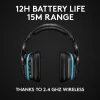 LOGITECH G935 Wireless 7.1 Surround Sound Lightsync herný headset – 2,4 GHz