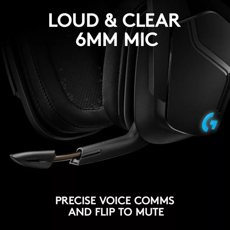 LOGITECH G935 Wireless 7.1 Surround Sound Lightsync herný headset – 2,4 GHz