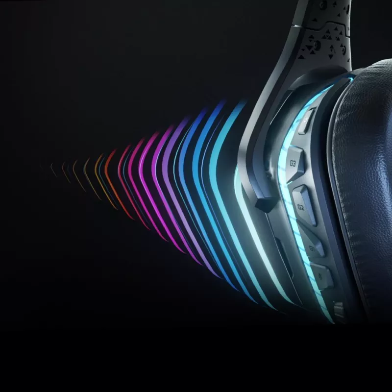 LOGITECH G935 Wireless 7.1 Surround Sound Lightsync herný headset – 2,4 GHz