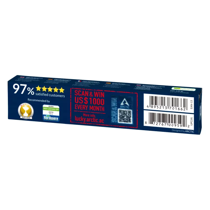 ARCTIC MX-4 (8 g) Edition 2019 – vysokovýkonná teplovodivá pasta