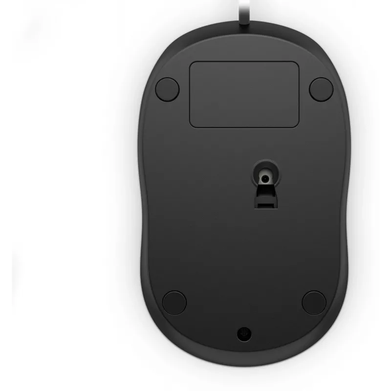 HP káblová myš 1000, obojručná, USB Type-A, 1200 DPI, čierna