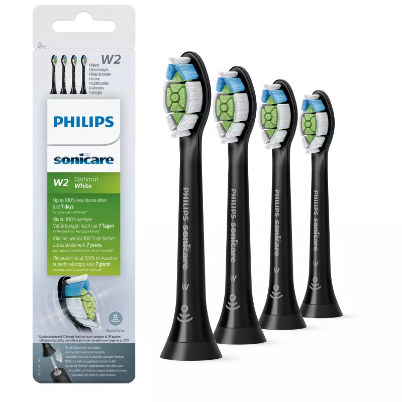 Philips W Optimal White HX6064/11 balenie 4 ks hlavíc sonickej zubnej kefky