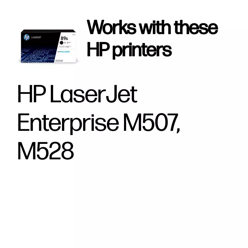 HP 89A originál LaserJet tonerová kazeta, čierna