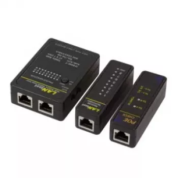Tester sieťových káblov LogiLink WZ0015P čierny