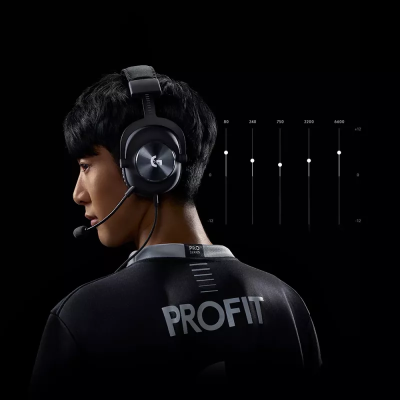 LOGITECH G Pro X herná headset - 3,5 mm - čierna